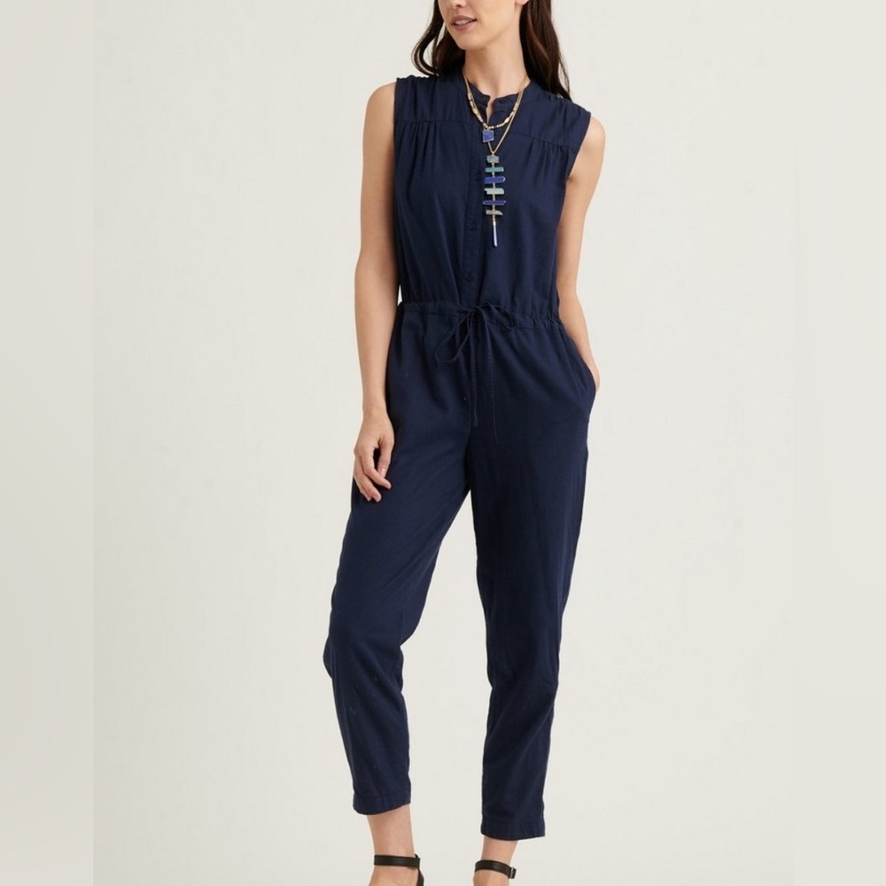 Lucky Brand Navy Blue Jumpsuit